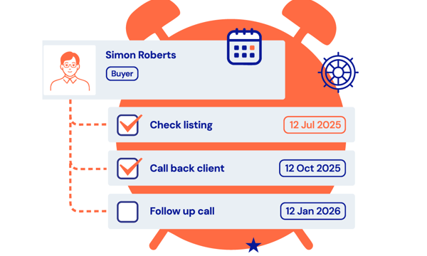 Stantia CRM new Tasks & Reminders feature to help teams stay organised, manage follow-ups, and track tasks efficiently.