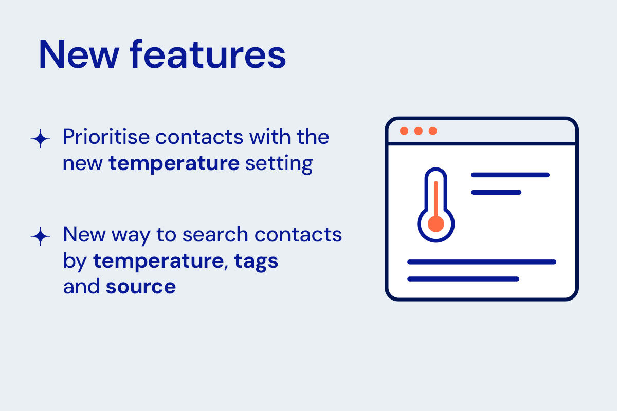 Contacts temperature